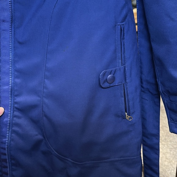 Patagonia rain jacket duster cobalt blue excellent condition - Picture 5 of 6